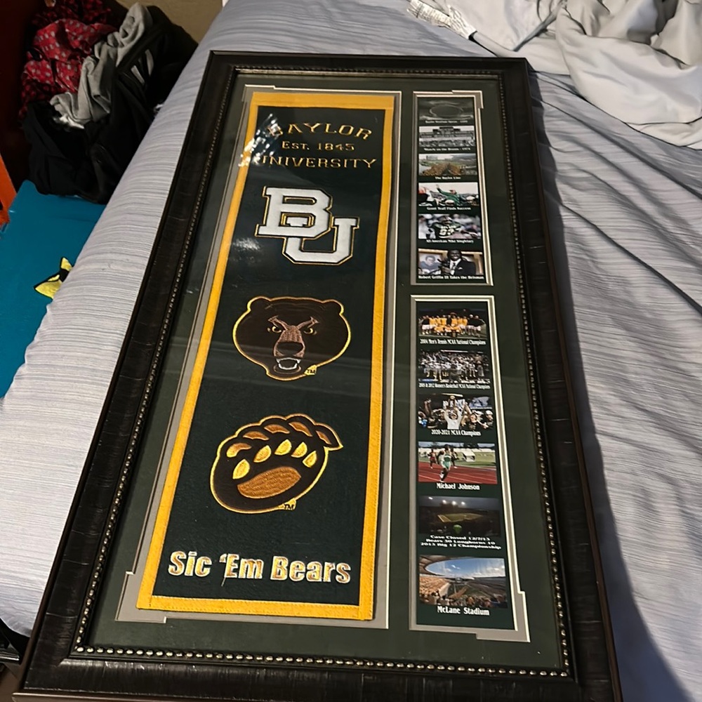 Baylor picture frame